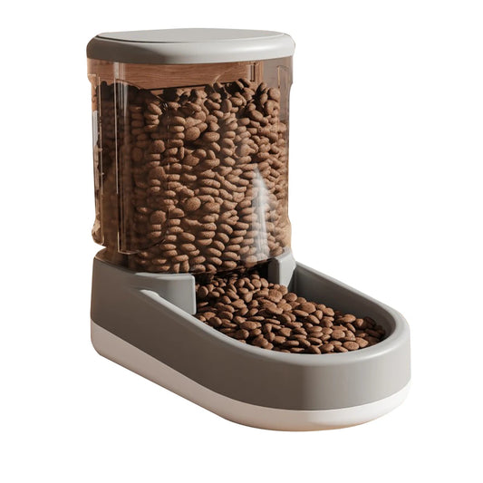 Automatic Pet Feeder and Water Dispenser with Large Capacity for Dogs and Cats, Easy to Clean Food and Water Containers